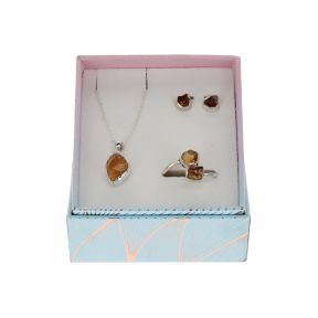 Citrine Jewellery Gift Set