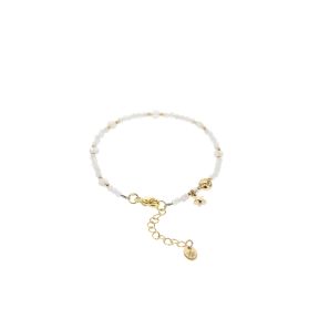Moonstone Faceted Bead Bracelet