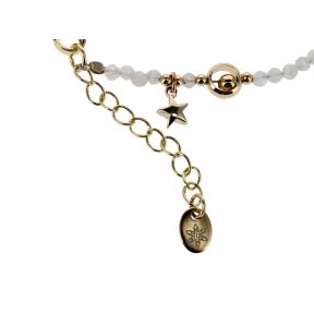 Moonstone Faceted Bead Bracelet