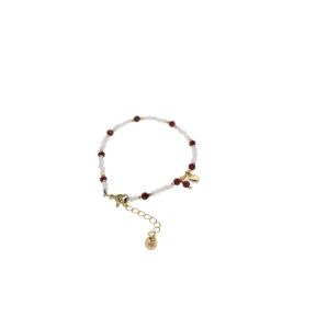 Moonstone & Garnet  Bracelet