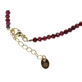 Garnet Faceted Bracelet