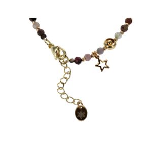 Mixed Tourmaline Faceted Bead Bracelet