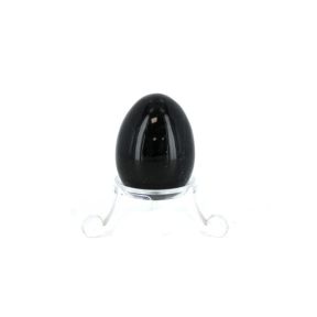Silver Sheen Obsidian Egg