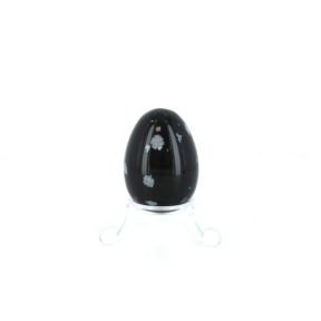 Snowflake Obsidian Egg