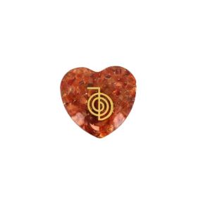 Carnelian Orgone Heart