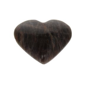 Black Moonstone Heart