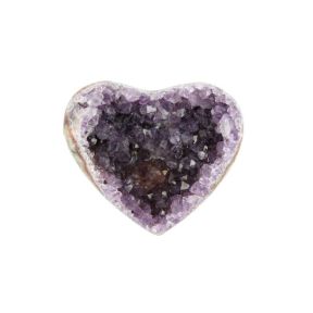 Amethyst Cluster Heart 2