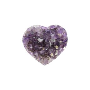 Amethyst Cluster Heart 4