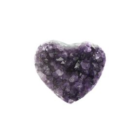 Amethyst Cluster Heart 5