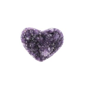 Amethyst Cluster Heart 6