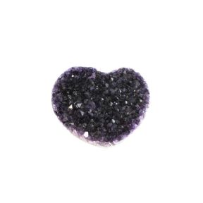 Amethyst Cluster Heart 9