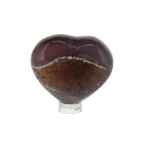 Agate Druzy Heart