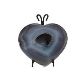 Agate Druzy Heart