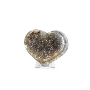 Agate Druzy Heart 16