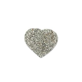 Extra Quality Hematite &  Pyrite Heart Size 7