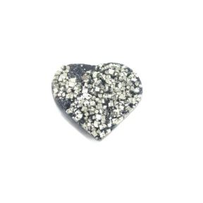 Hematite &  Pyrite Heart Extra Quality