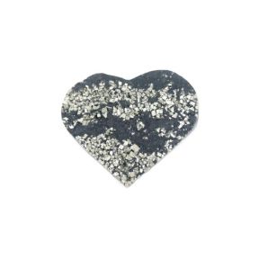 Hematite & Pyrite Heart