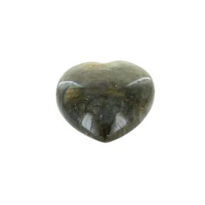 Labradorite Puff Heart Large