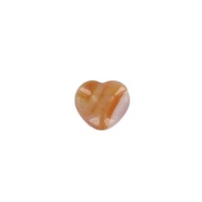 Carnelian Puff Heart