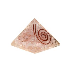 Rose Quartz Orgone Pyramid