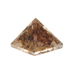 Tiger Eye Orgone Pyramid