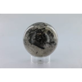 Quartz Tourmalinated Sphere 9
