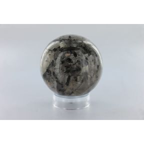 Tourmalinated Quartz Sphere 16