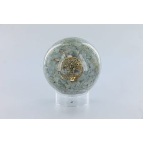 Angelite Tree Of Life Orgone Sphere
