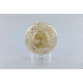Quartz Tree Of Life Orgone Sphere