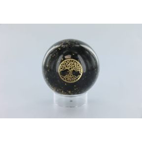 Tourmaline Tree Of Life Orgone Sphere
